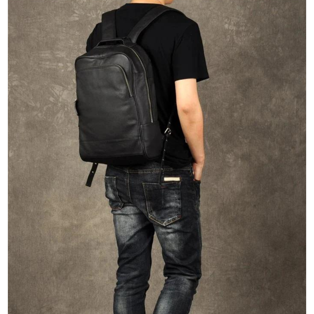 Echtlederrucksack für Herren