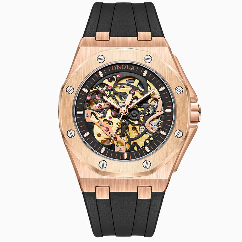 Uhr Skeleton Oak