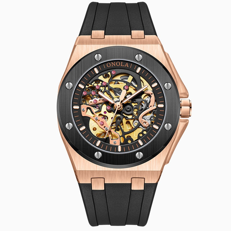 Uhr Skeleton Oak