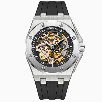 Uhr Skeleton Oak