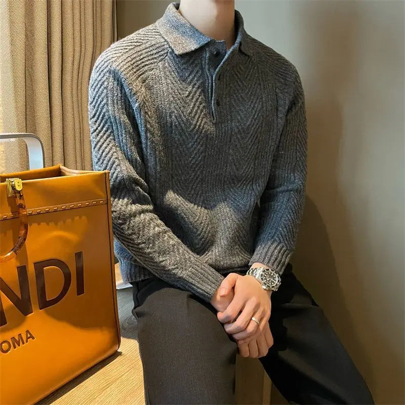 Zion - Collar Long Sleeve Sweater