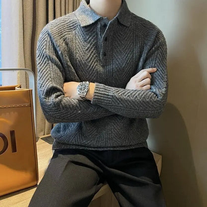 Zion - Collar Long Sleeve Sweater